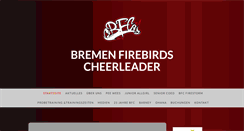 Desktop Screenshot of bremen-cheerleading.de