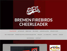 Tablet Screenshot of bremen-cheerleading.de